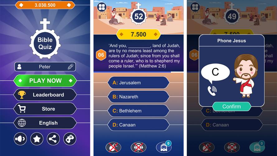Schermata Daily Bible Trivia: Quiz Games 0
