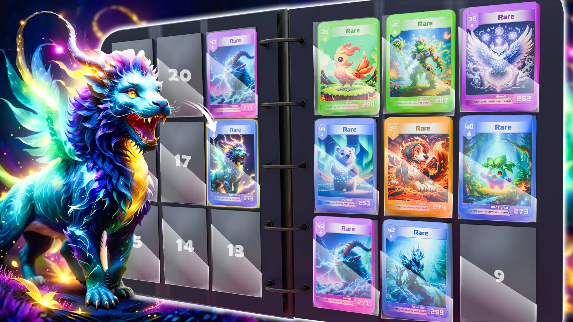Monsters Card Collector Game ภาพหน้าจอ 1