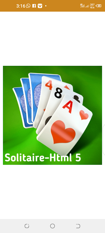 Solitaire Html5 Скриншот 1