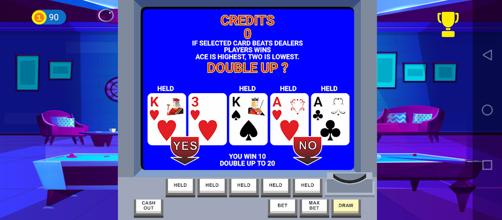 Video Poker Big Bet ภาพหน้าจอ 1