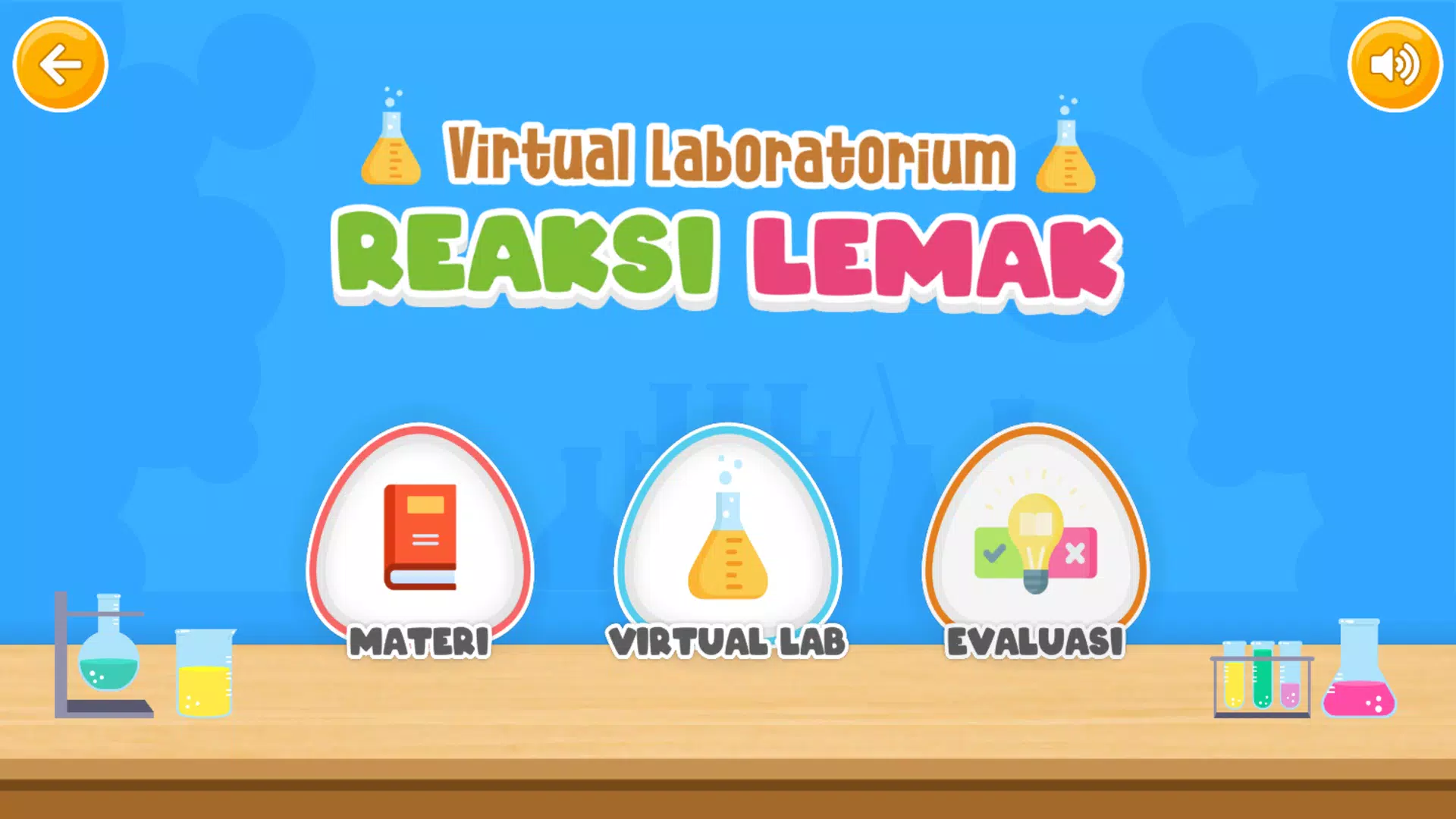 Virtual Lab Reaksi Lemak Capture d'écran 1