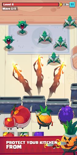 Fruit War: Idle Defense Game Ekran Görüntüsü 0