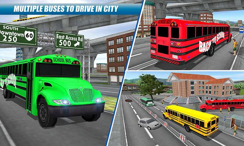 School Bus Driving Game 스크린샷 3