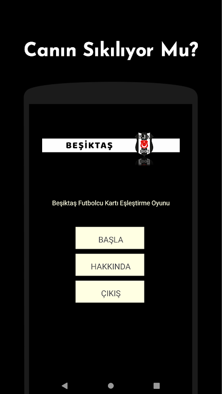 Beşiktaş Futbolcu Kart Eşleştirme Oyunu Captura de tela 0