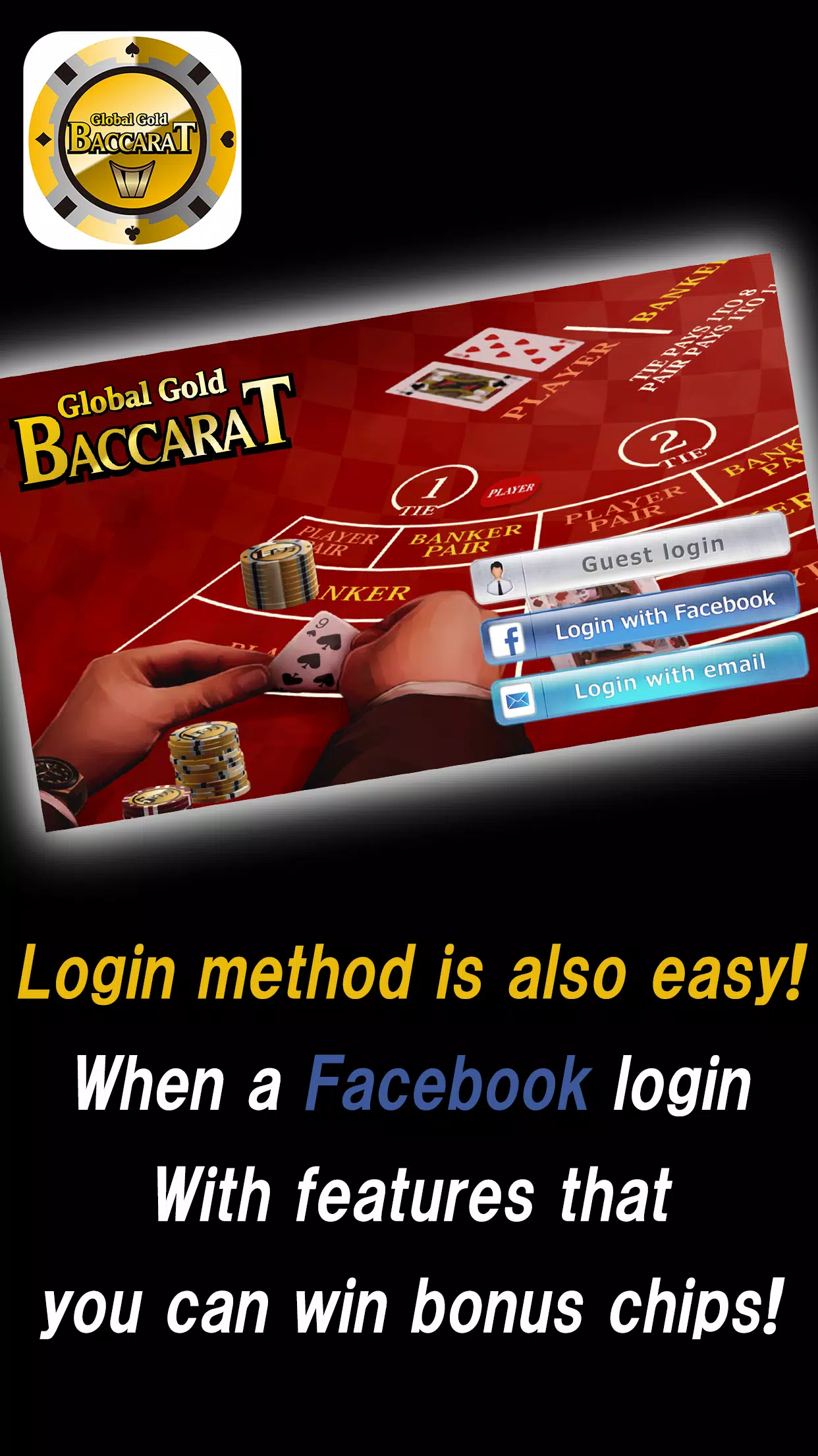 Global Gold Baccarat Zrzut ekranu 0