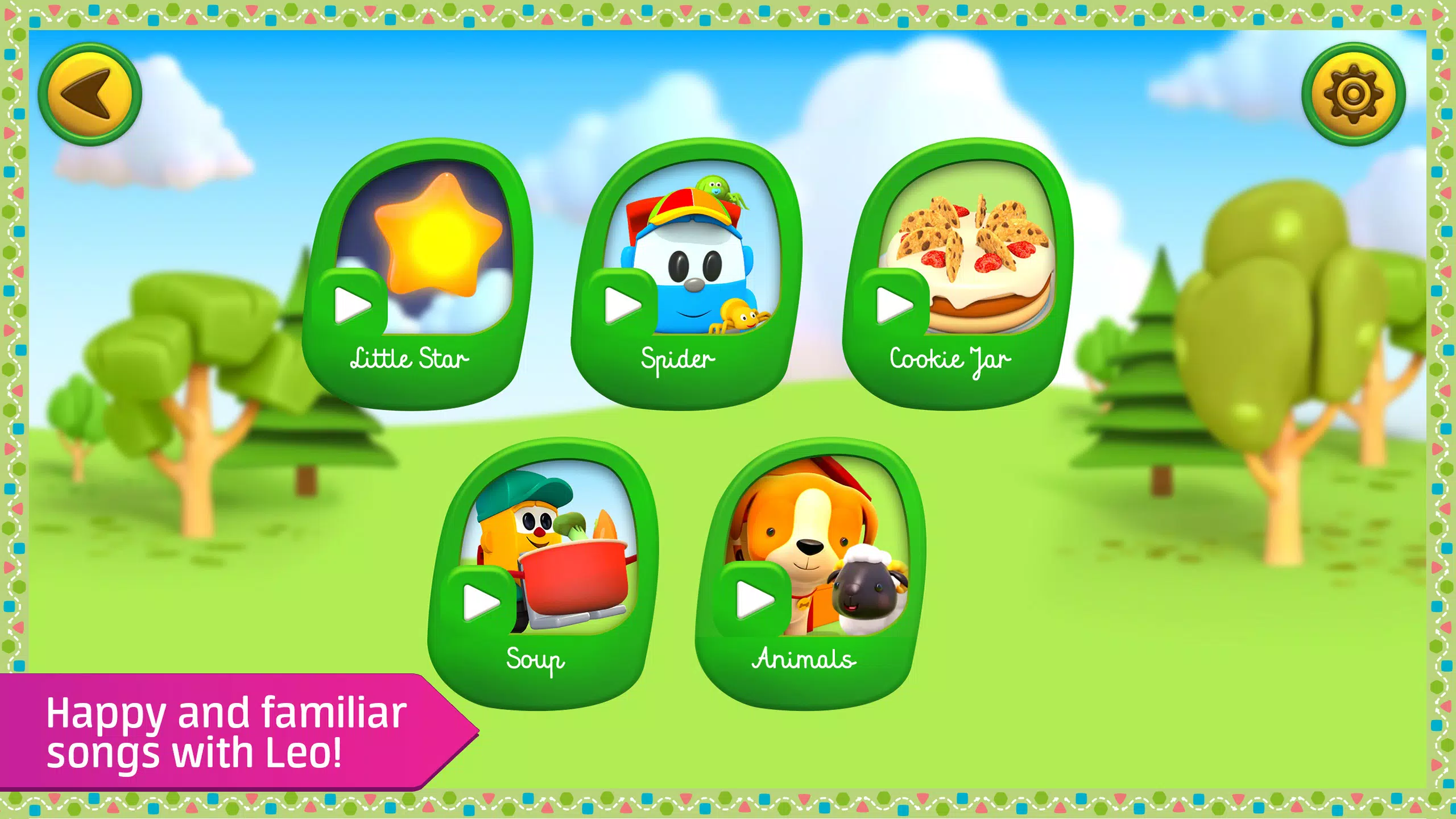 Leo kids songs and music games Zrzut ekranu 3