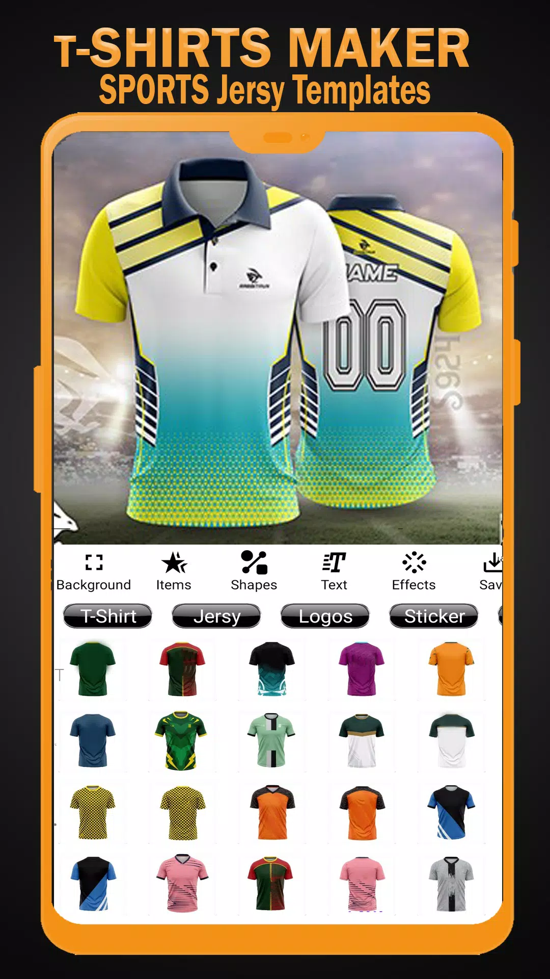 Sports T-shirt Maker&Designer Captura de pantalla 3
