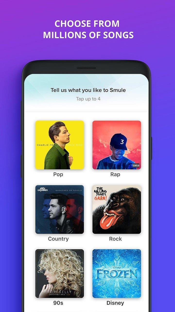 Smule: +10M Karaoke Cançōes Captura de tela 1