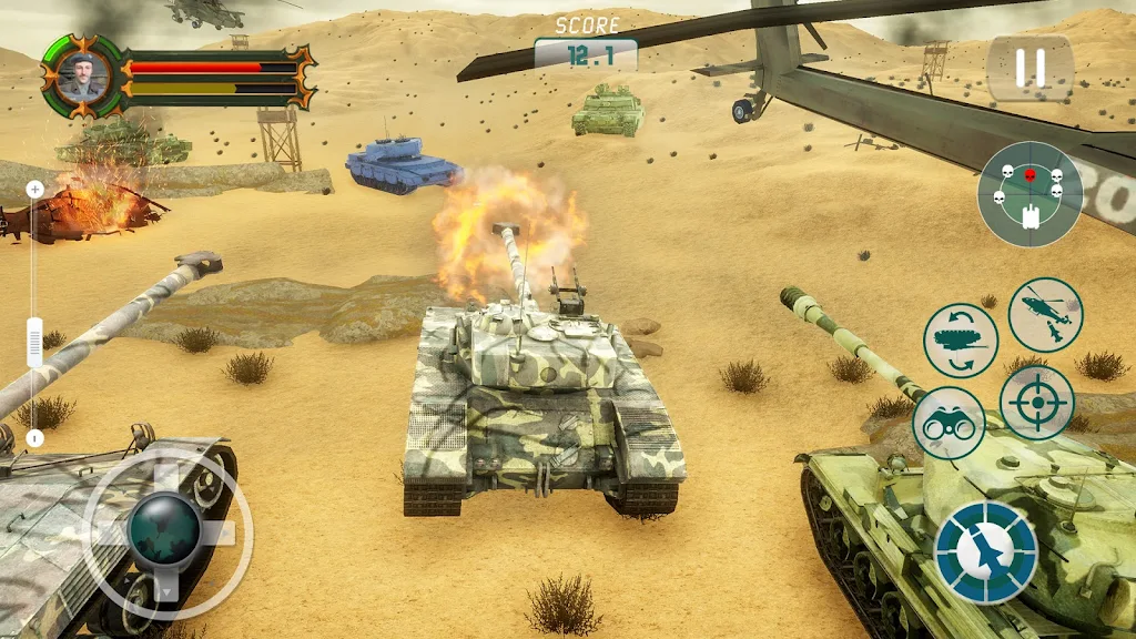 Army Tank Games Offline 3d Tangkapan skrin 0