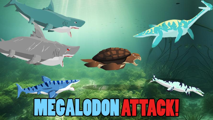 Megalodon Fights Sea Monsters Zrzut ekranu 0