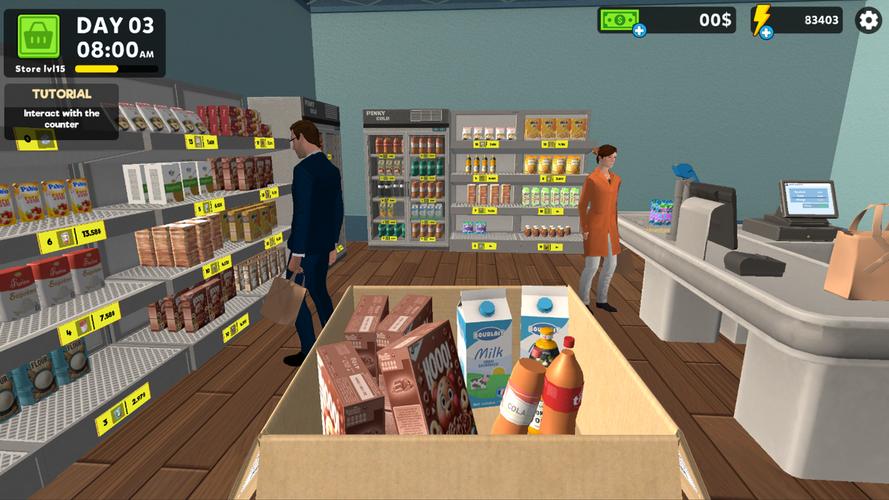 Supermarket Simulator Game 3D Captura de pantalla 0