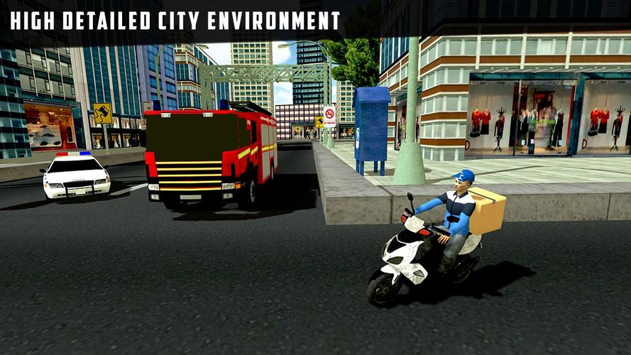 City Courier Delivery Rider Скриншот 1