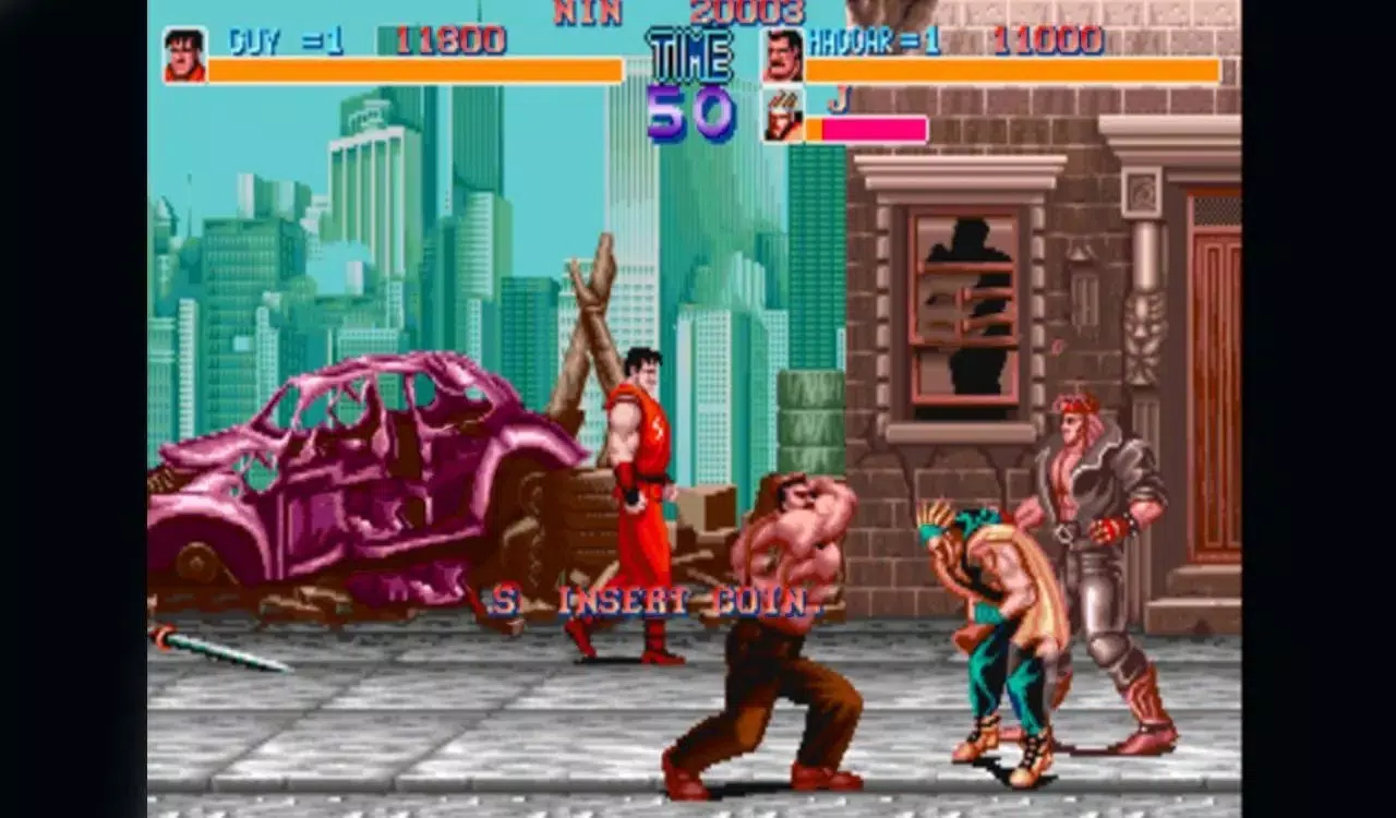 Final fight arcade game 1989 Tangkapan skrin 0