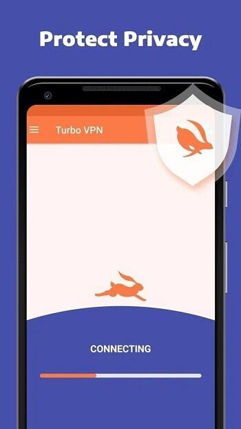 Turbo VPN - 开放式网络安全工具无流量限制快速上网应用截图第0张