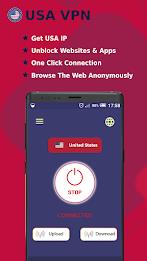 USA VPN -Safe Secure VPN Proxy Schermafbeelding 3