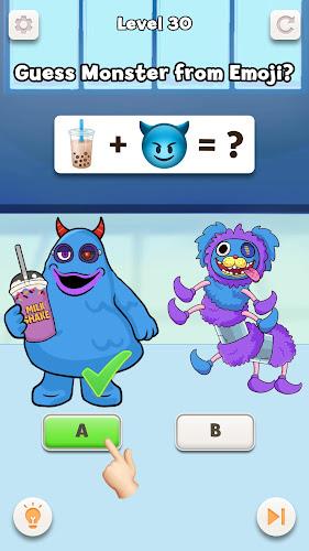 Guess Monster Emoji ဖန်သားပြင်ဓာတ်ပုံ 0