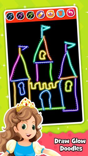 Princess Coloring Book Games 스크린샷 1