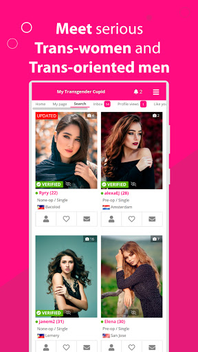 Transgender / TS dating app Captura de pantalla 2