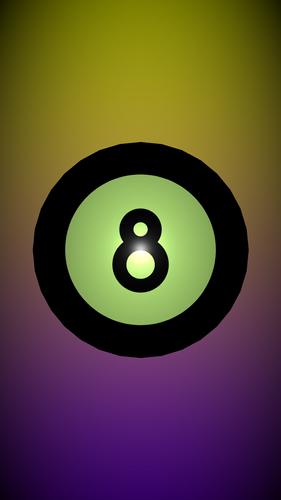 Schermata Magic 8 Ball Live Wallpaper 3D 3
