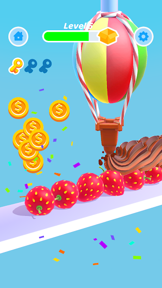Perfect Cream: Cake Games Mod ภาพหน้าจอ 1
