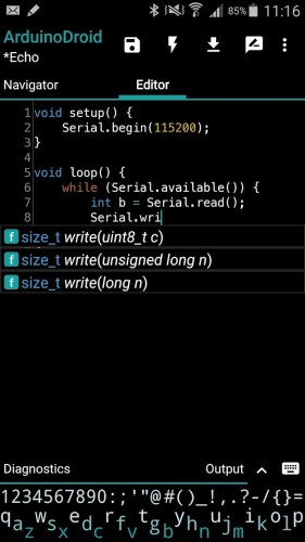 ArduinoDroid Capture d'écran 0