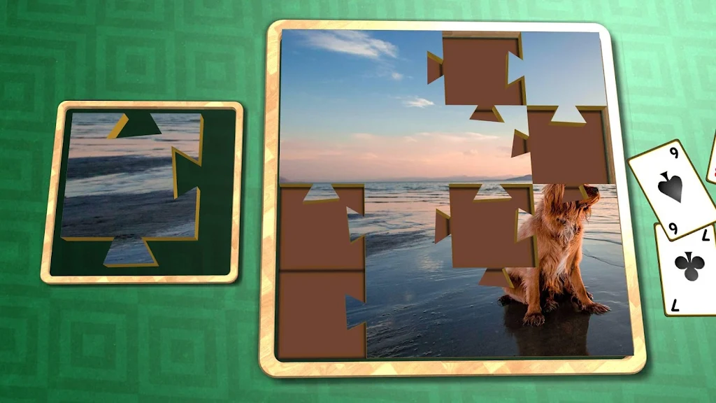 Jigsaw Solitaire - Dogs ภาพหน้าจอ 1