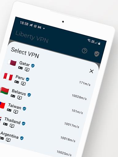 Liberty VPN Secure & Fast VPN Ảnh chụp màn hình 1