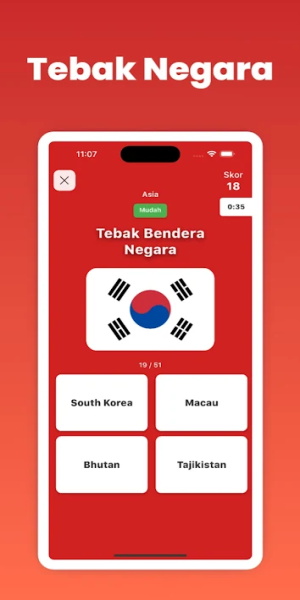 Tebak Nama Negara & Provinsi Captura de pantalla 0