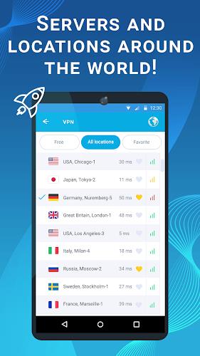 Schermata VPN - fast proxy + secure 2