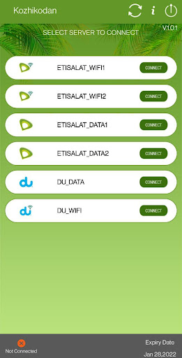 Kozhikodan VPN Captura de tela 1