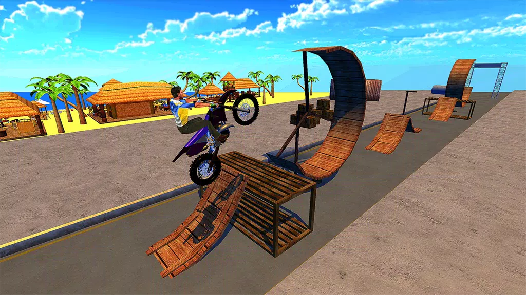 Racing Bike Stunts & Ramp Riding Zrzut ekranu 0