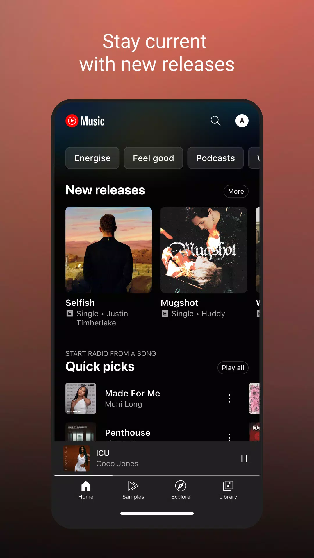 YouTube Music Zrzut ekranu 1