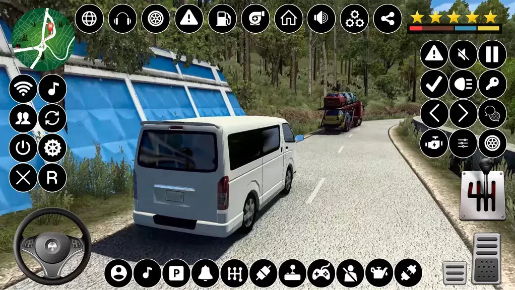 Van Simulator Dubai Car Games Zrzut ekranu 1