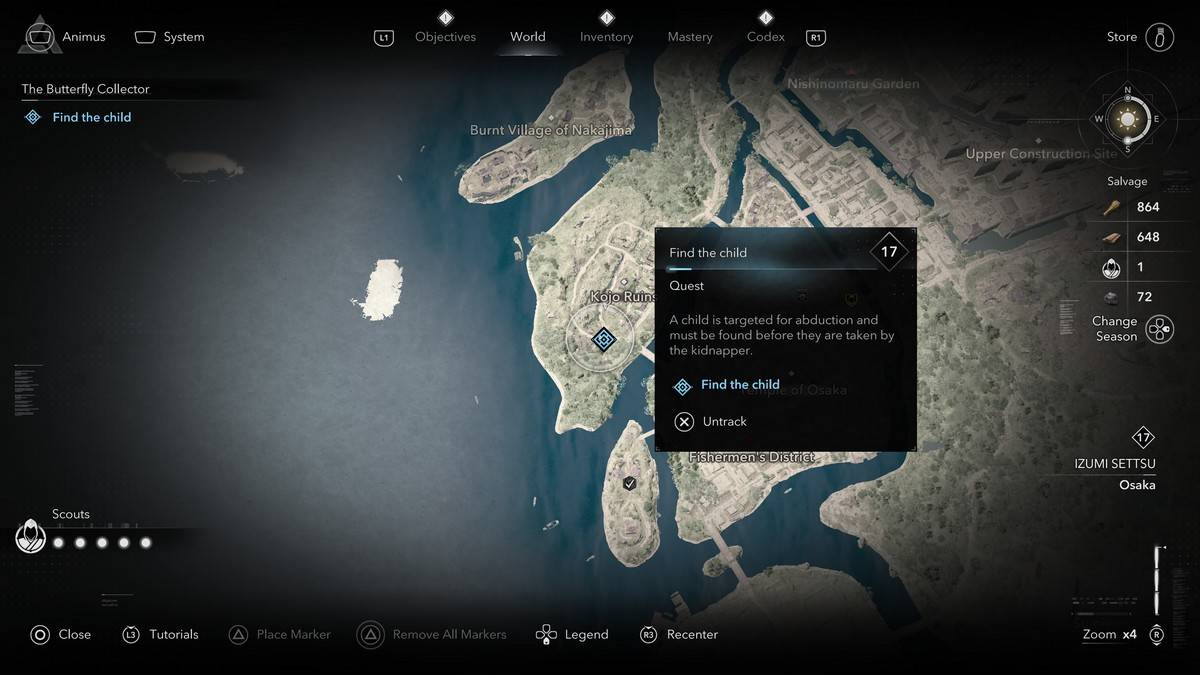 Hoe en waar alle Butterfly Collector -leden te vinden in Assassin's Creed Shadows Mucho