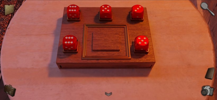 Quelques dés sur une table