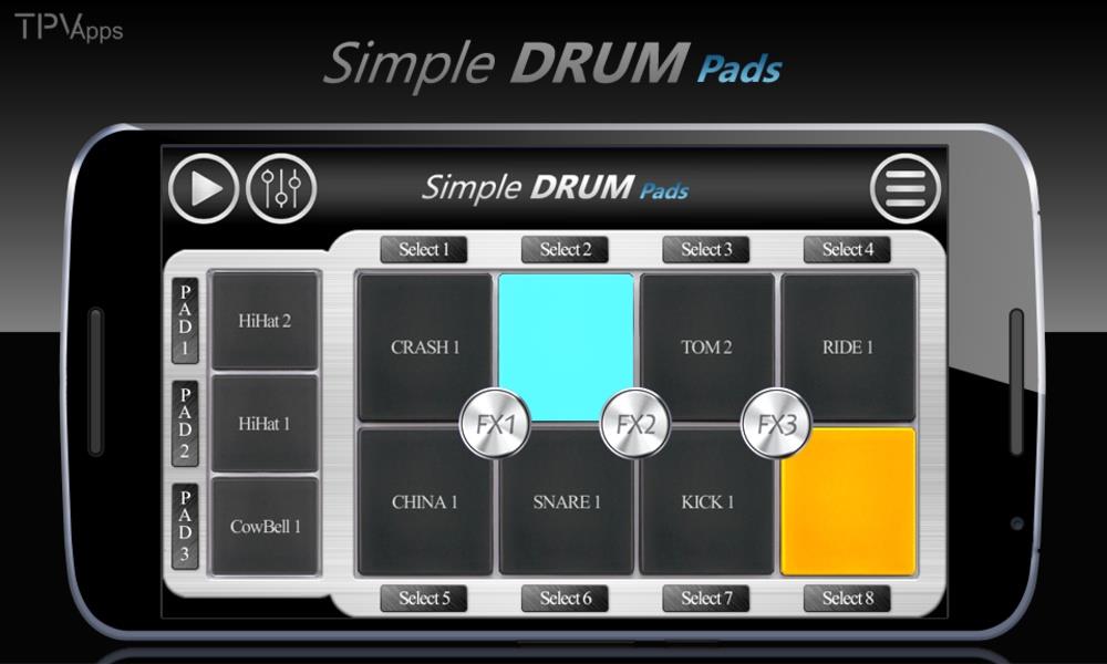 Simple Drums Rock - Drum Set 스크린샷 1