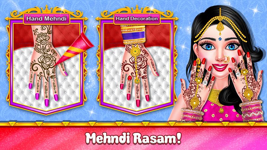 Indian Wedding Makeup Dressup應用截圖第3張