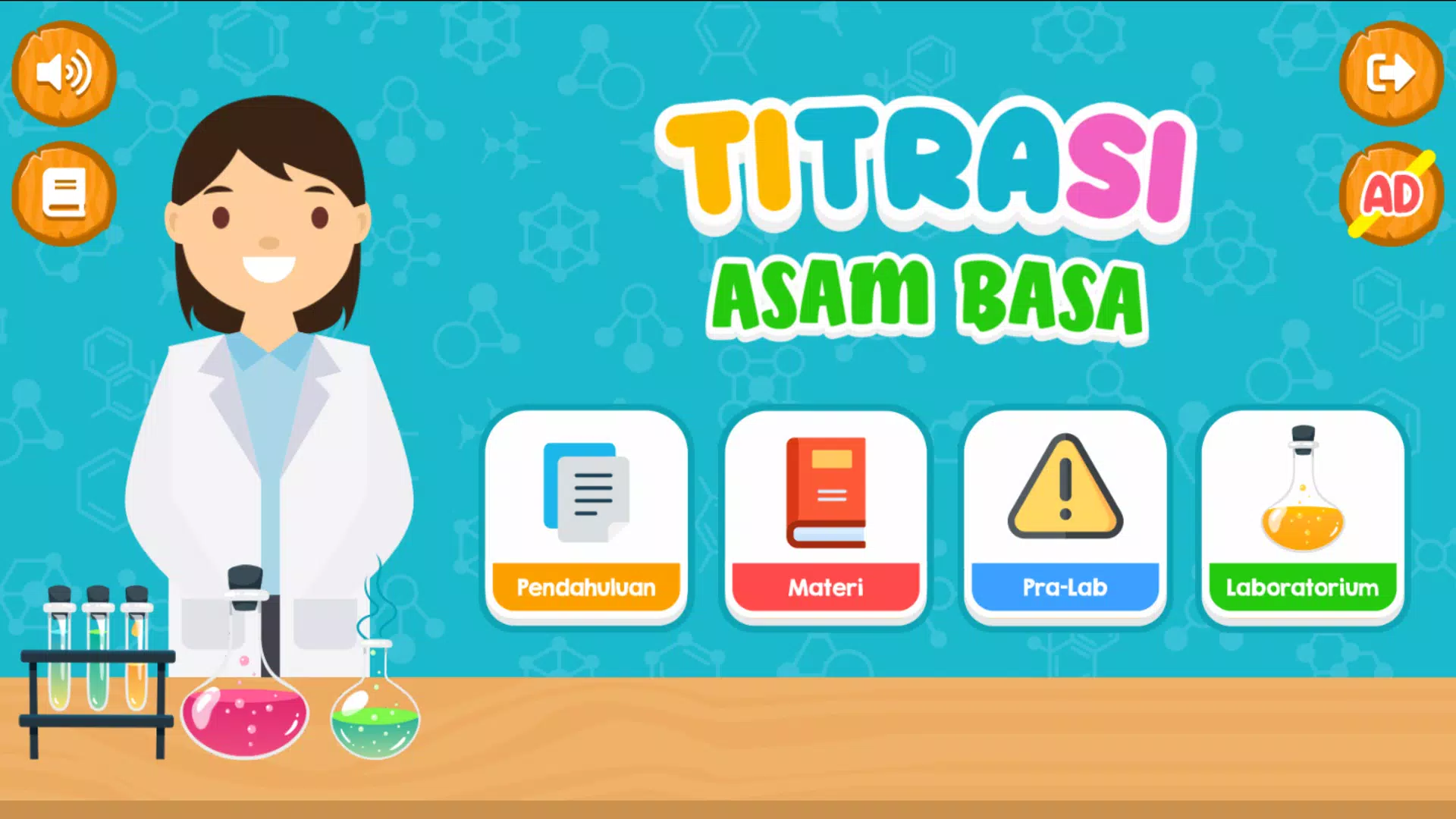 Virtual Lab Titrasi Asam Basa ภาพหน้าจอ 1