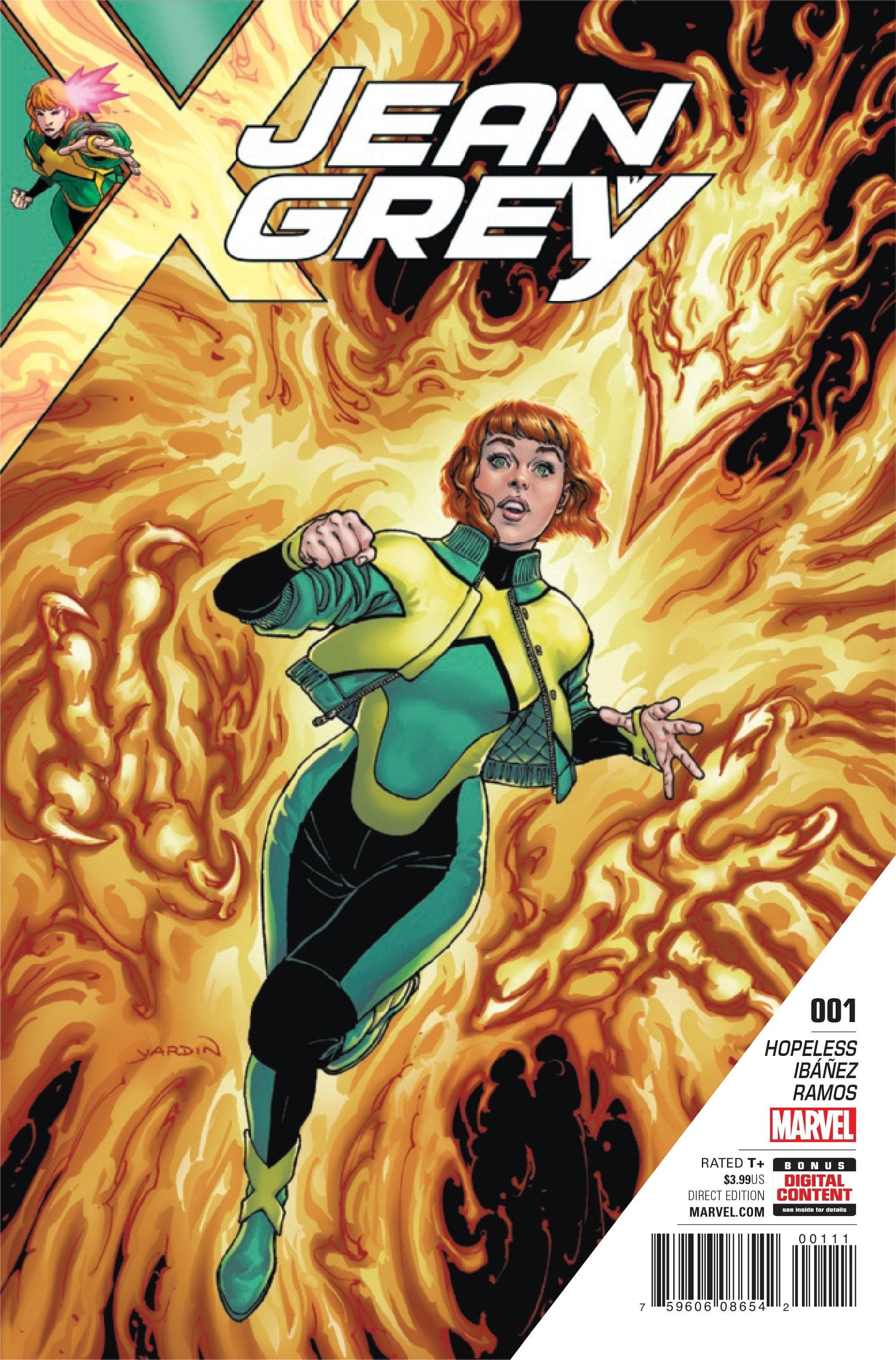 코믹스 속 Jean Grey. 이미지 제공: Marvel Comics