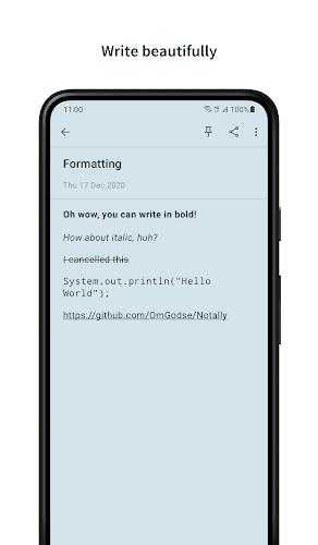 Notally - Minimalist Notes Zrzut ekranu 2