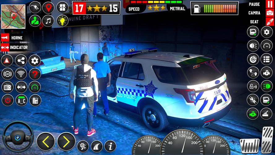 Police Car Game Police Parking Ảnh chụp màn hình 0