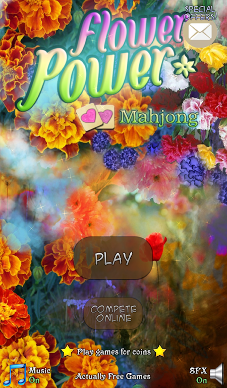 Hidden Mahjong: Flower Power Capture d'écran 0