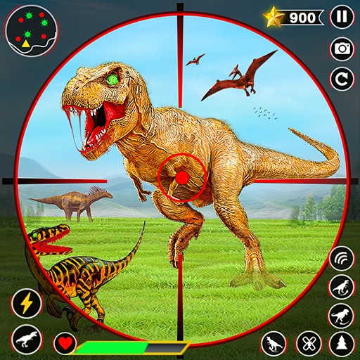 Wild Dino Hunter 3D Gun Games Ảnh chụp màn hình 0