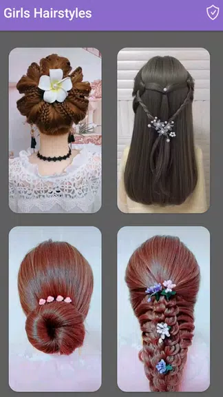 Girls Hairstyles Step By Step ဖန်သားပြင်ဓာတ်ပုံ 2