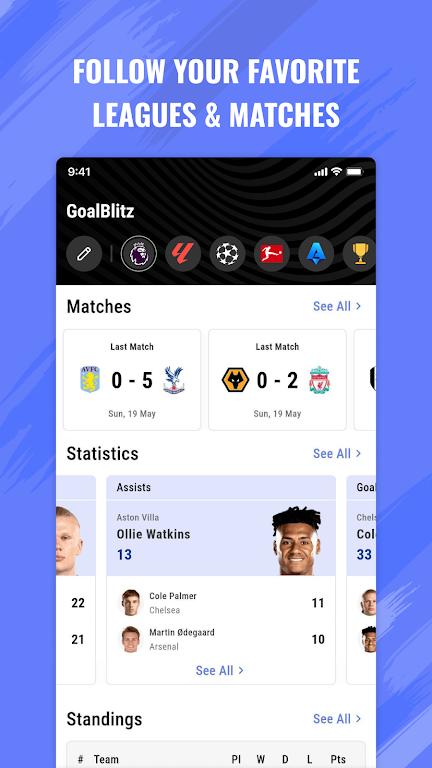 GoalBlitz : Euro 2024 Score應用截圖第0張