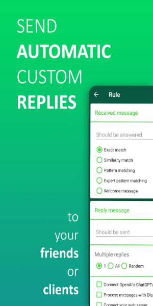 AutoResponder for WhatsApp Ảnh chụp màn hình 2