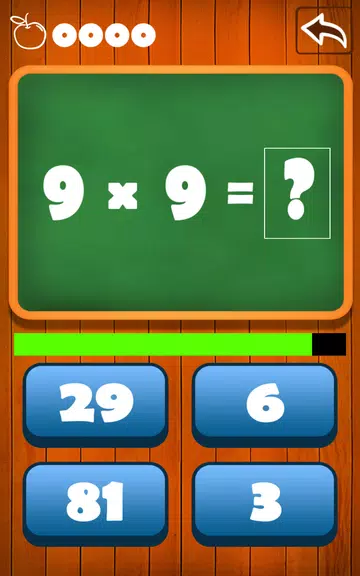 Learn multiplication table Ekran Görüntüsü 1