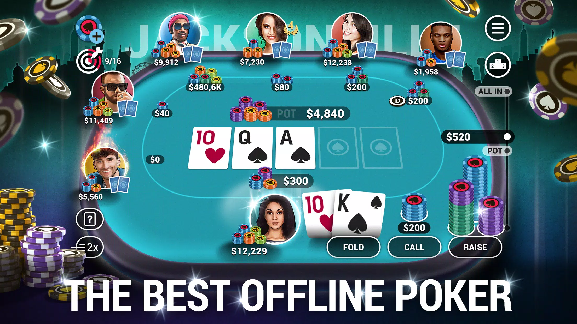 Poker World, Offline TX Holdem應用截圖第0張