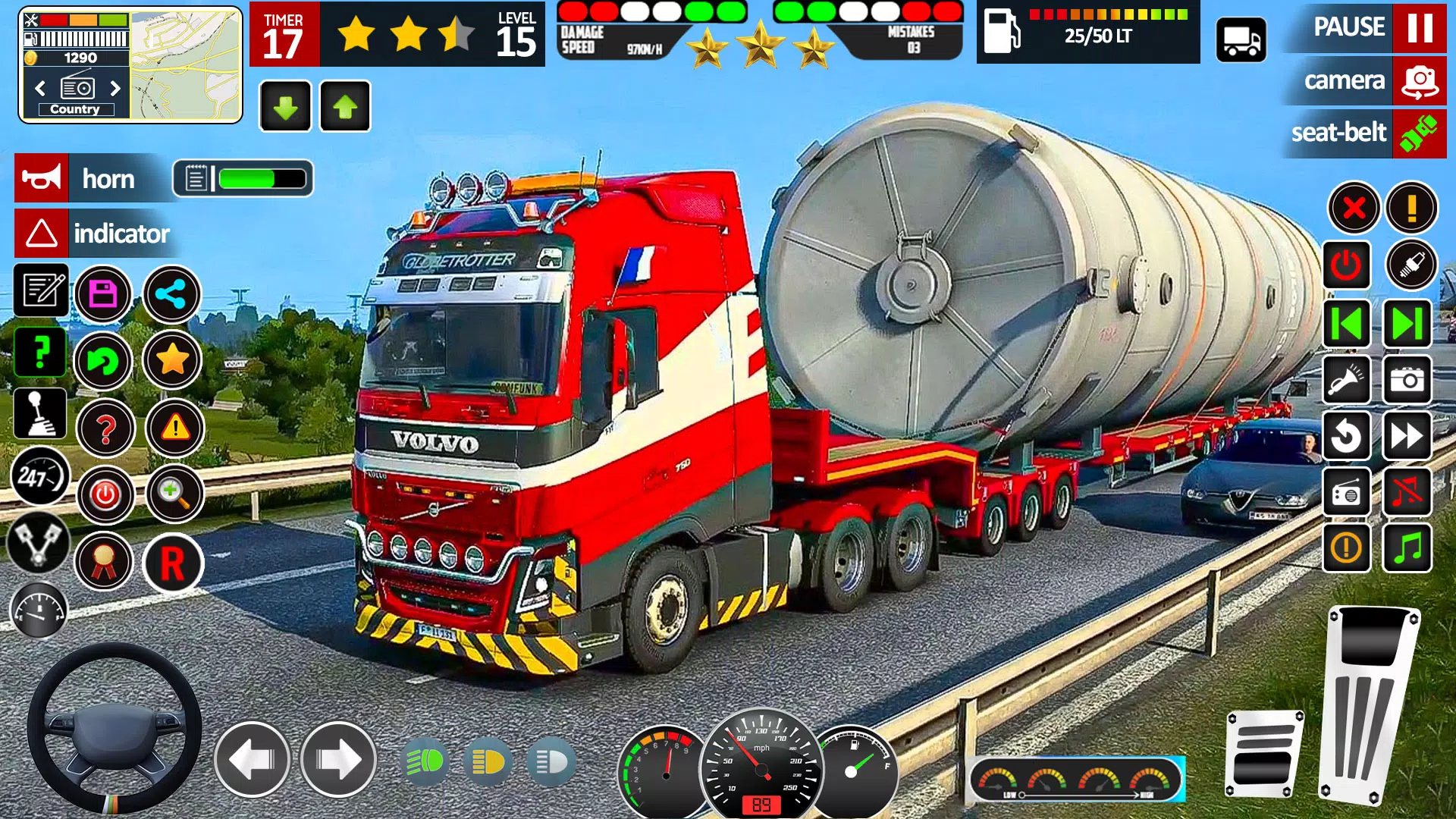 Cargo Truck Real Oil Tanker Tangkapan skrin 1