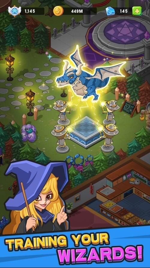 Idle Wizard College Tangkapan skrin 1